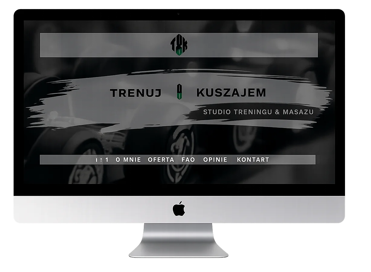 Mockup realizacji strony tzkstudio.pl