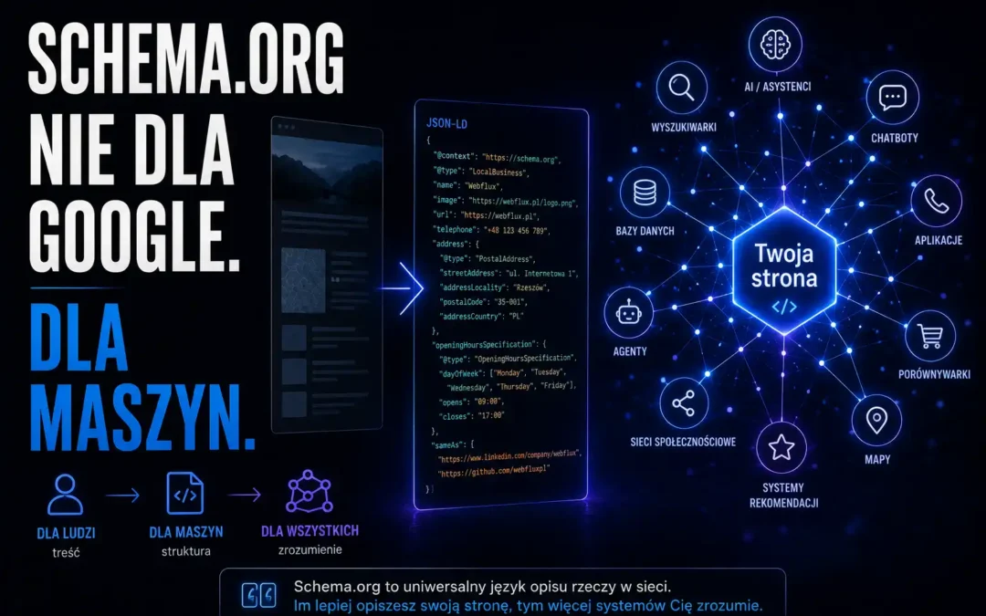 Schema.org nie jest dla Google. Jest dla Ciebie. (I dla Twojego klienta — przy okazji)