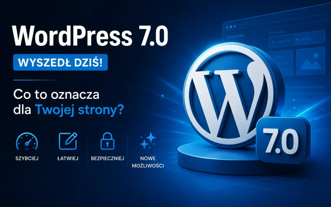 WordPress 7.0 wyszedł dziś. Co to oznacza dla Twojej strony?
