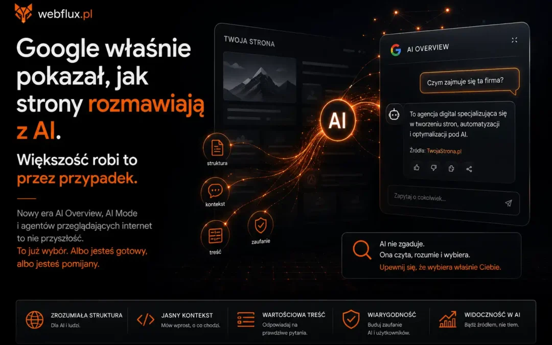 Google właśnie pokazał, jak strony rozmawiają z AI. Większość robi to przez przypadek.