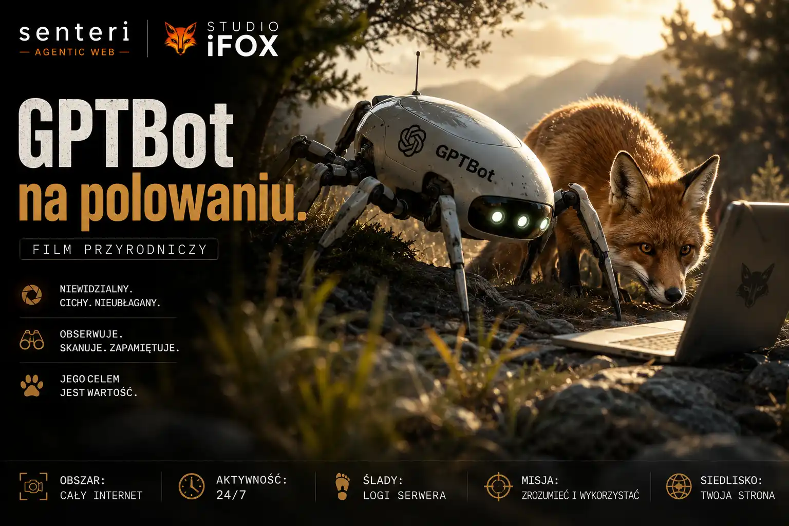 GPTBot na polowaniu. Film przyrodniczy.