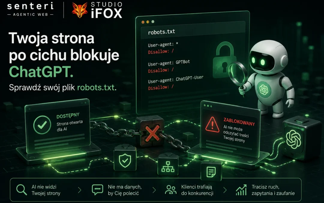 Twoja strona po cichu blokuje ChatGPT. Sprawdź swój plik robots.txt.