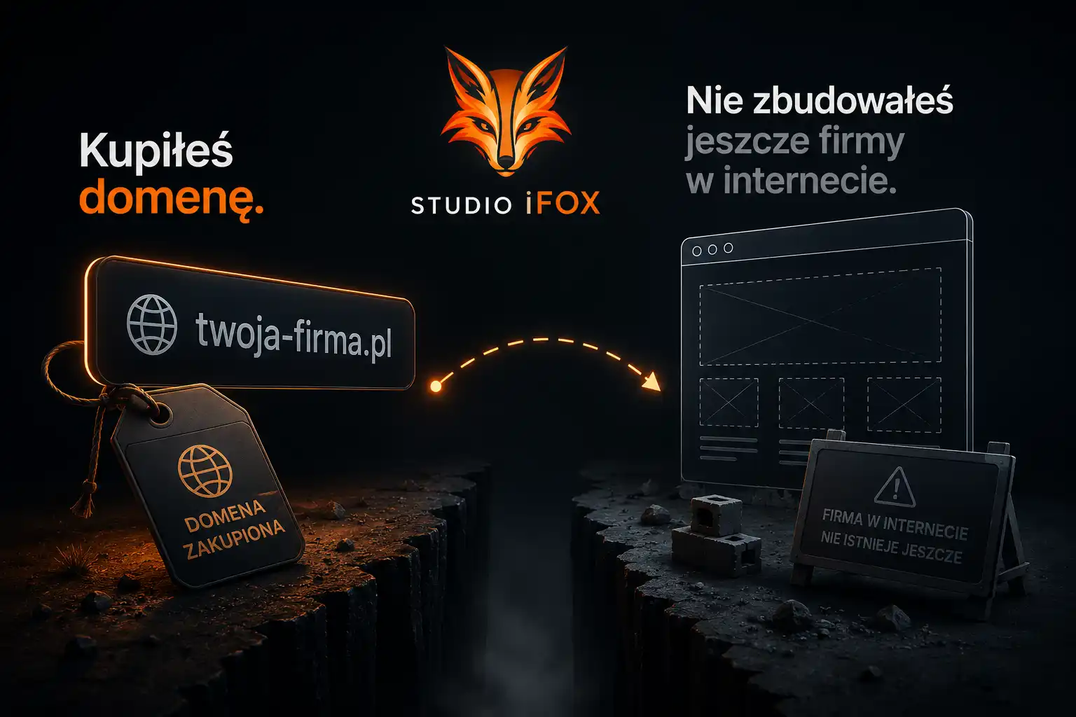 Kupiłeś domenę. Nie zbudowałeś jeszcze firmy w internecie.