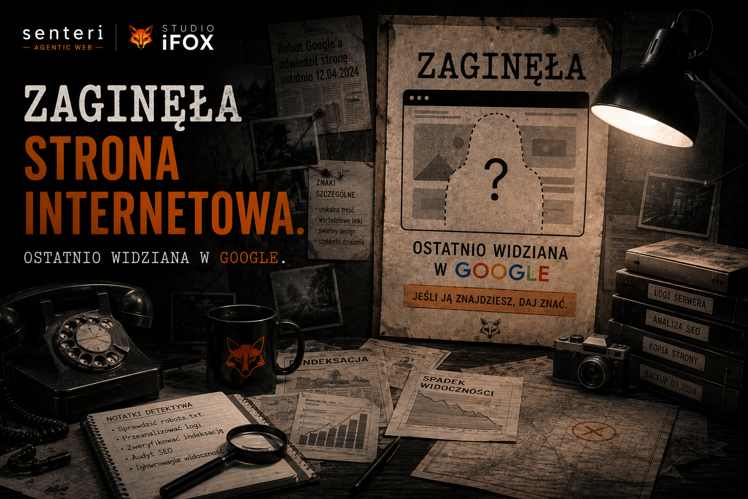 Zaginęła strona internetowa. Ostatnio widziana w Google