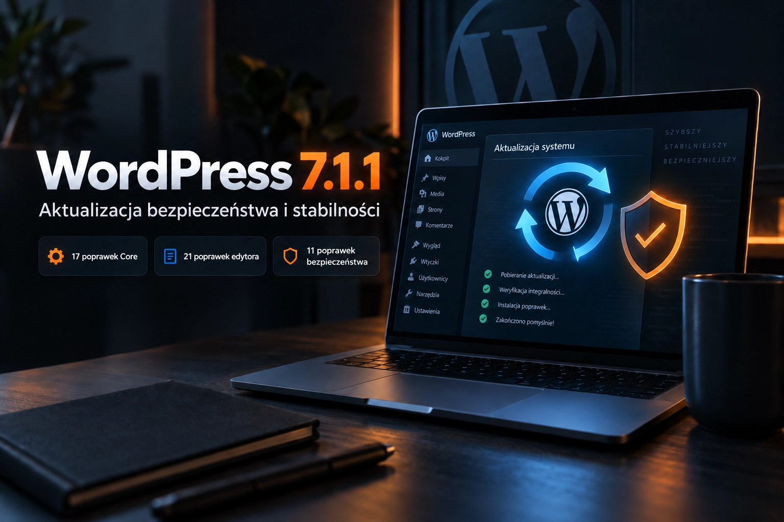 WordPress 7.1.1 — co naprawia ta aktualizacja i dlaczego warto ją wdrożyć