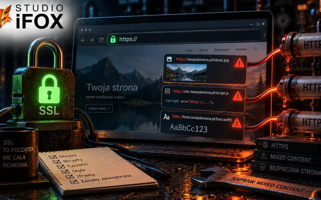 Masz certyfikat SSL, a strona nadal nie jest w pełni bezpieczna? To może być mixed content