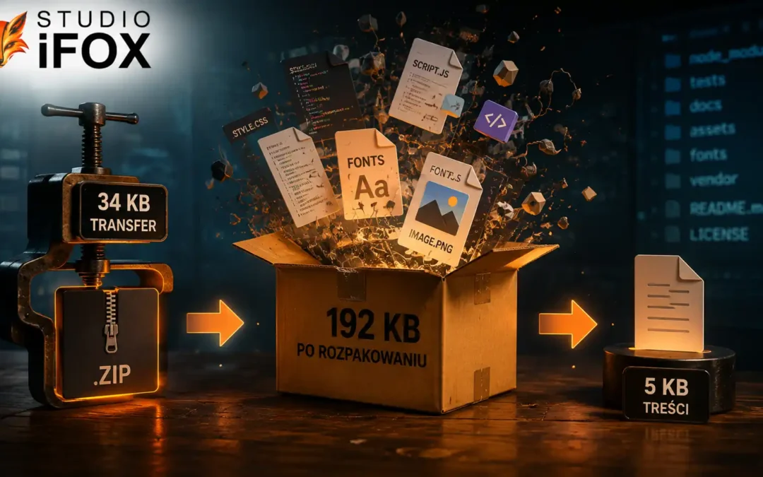 34 KB w transferze, 192 KB po rozpakowaniu, 5 KB treści